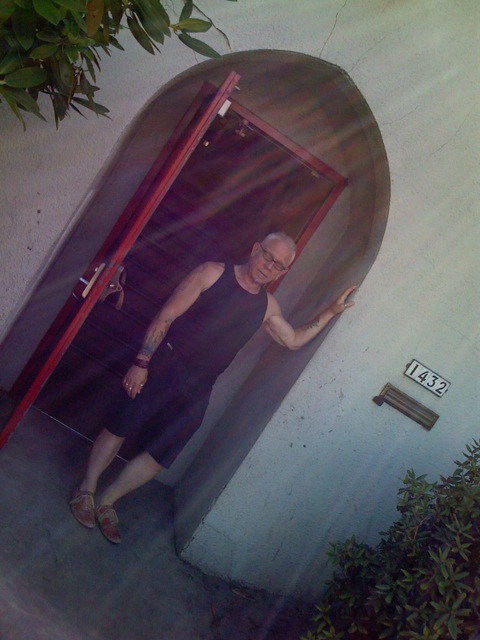 kenindoorway Ken Loyd checking or the winter meeting place for home.pdx